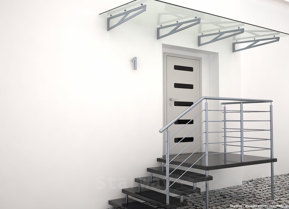 Zewnętrzne schody granitowe